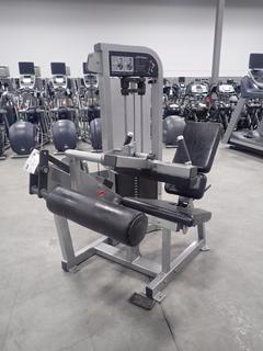 Life Fitness PSSLCSE Seated Leg Curl Machine w/ 305lb Max Weight Cap. SN PSSLCSE001287