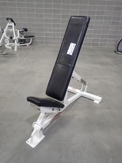 Life Fitness FB31 Adjustable Bench. SN 78115  *Note: This Item Is Located At 7103 68AVE NW- Location 2*