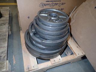 (2) 5lb, (2) 10lb, (2) 25lb And (2) 35lb IGX Weight Plates *Note: This Item Is Located At 7103 68AVE NW- Location 2* 