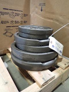 (2) 5lb, (2) 10lb And (2) 25lb IGX Weight Plates *Note: This Item Is Located At 7103 68AVE NW- Location 2* 