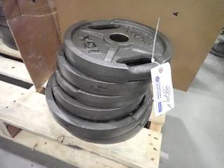 Qty Of (4) 25lb And (2) 35lb IGX Weight Plates *Note: This Item Is Located At 7103 68AVE NW- Location 2* 