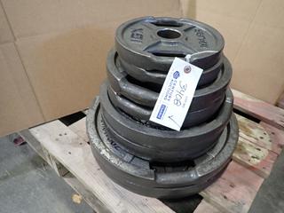 (2) 10lb, (2) 25lb, (2) 35lb And(2) 45lb IGX Weight Plates *Note: This Item Is Located At 7103 68AVE NW- Location 2* 