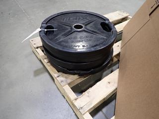 Qty Of (4) IGX 45lb Weight Plates *Note: This Item Is Located At 7103 68AVE NW- Location 2*