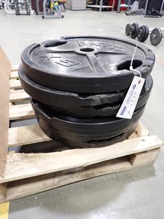 Qty Of (6) IGX 45lb Weight Plates *Note: This Item Is Located At 7103 68AVE NW- Location 2*