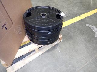 Qty Of (6) IGX 45lb Weight Plates  *Note: This Item Is Located At 7103 68AVE NW- Location 2*