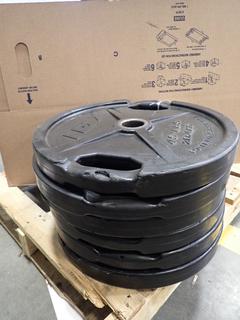 Qty Of (6) IGX 45lb Weight Plates  *Note: This Item Is Located At 7103 68AVE NW- Location 2*