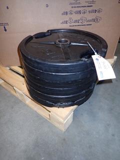 Qty Of (6) IGX 45lb Weight Plates  *Note: This Item Is Located At 7103 68AVE NW- Location 2*