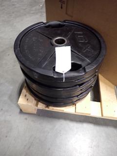 Qty Of (6) IGX 45lb Weight Plates  *Note: This Item Is Located At 7103 68AVE NW- Location 2*