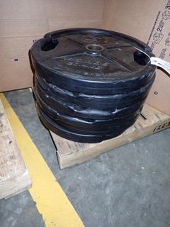 Qty Of (6) IGX 45lb Weight Plates *Note: This Item Is Located At 7103 68AVE NW- Location 2*