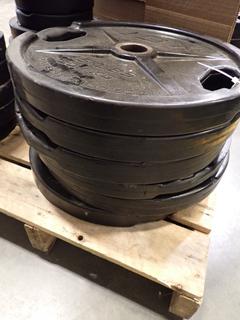 Qty Of (6) IGX 45lb Weight Plates *Note: This Item Is Located At 7103 68AVE NW- Location 2*