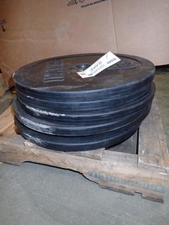 Qty Of (6) Ivanko 10kg Weights *Note: This Item Is Located At 7103 68AVE NW- Location 2*