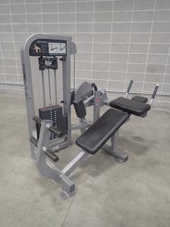 Life Fitness Abdominal Crunch Machine. SN PSABCSE1110018  *Note: This Item Is Located At 7103 68AVE NW- Location 2*