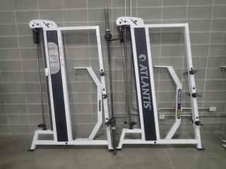 Atlantis Precision Series Smith Machine w/ Plate Racks *Note: Dissassembled,  This Item Is Located At 7103 68AVE NW- Location 2*