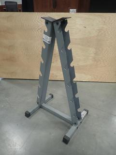 Key Fitness ST-VDB 12-Section Barbell Storage Rack  *Note: This Item Is Located At 7103 68AVE NW- Location 2*