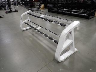 2-Tier 20-Slot Dumbbell Rack *Note: This Item Is Located At 7103 68AVE NW- Location 2*