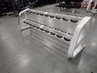 Icarian 2-Tier 20-Slot Dumbbell Rack *Note: This Item Is Located At 7103 68AVE NW- Location 2*