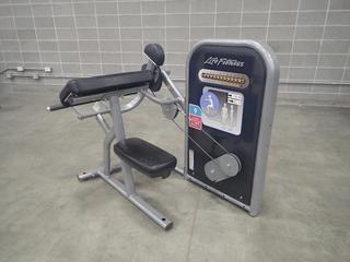 Life Fitness TCBC-0102-103 Biceps Curl Machine. SN 101231104430  *Note: This Item Is Located At 7103 68AVE NW- Location 2*