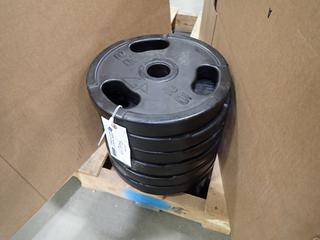 Qty of (6) 25lb Weight Plates *Note: This Item Is Located At 7103 68AVE NW- Location 2*