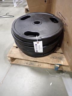 Qty Of (6) 45lb Weight Plates *Note: This Item Is Located At 7103 68AVE NW- Location 2*