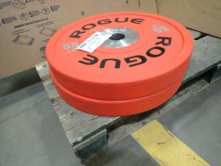 (2) Rogue 55lb Weight Plates *Note: This Item Is Located At 7103 68AVE NW- Location 2*