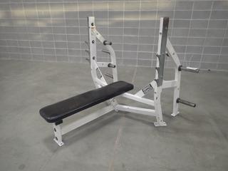 Hammer Strength A00 Olympic Bench. SN 3273.  *Note: This Item Is Located At 7103 68AVE NW- Location 2*