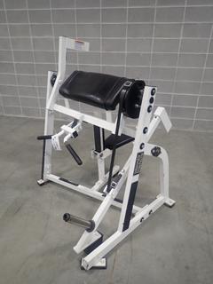 Hammer Strength Seated Bicep Bench *Note: This Item Is Located At 7103 68AVE NW- Location 2*