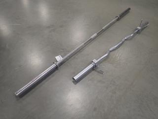 (1) Olympic Bar C/w (1) Preacher Curl Bar *Note: This Item Is Located At 7103 68AVE NW- Location 2*