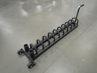 Portable Plate Rack w/ Bar Holders *Note: This Item Is Located At 7103 68AVE NW- Location 2*