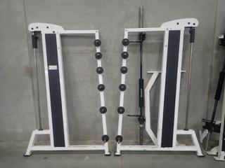 Atlantis Smith Machine w/ Plate Racks *Note: Dissassembled, This Item Is Located At 7103 68AVE NW- Location 2*