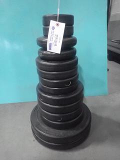 Qty Of 1kg, 2.3kg And 5kg Weight Plates