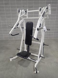 Hammer Strength Plate Loaded Chest Press. *Note: This Item Is Located At 7103 68AVE NW- Location 2*