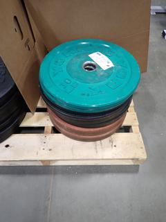 (2) York 10lb, (2) Rogue 10lb, (2) Ivanko 25kg And (2) Rogue 15lb Weight Plates *Note: This Item Is Located At 7103 68AVE NW- Location 2*