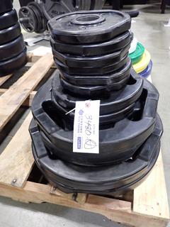 (2) 5lb, (2) 10lb, (2) 35lb And (2) 45lb Jade Weight Plates *Note: This Item Is Located At 7103 68AVE NW- Location 2*