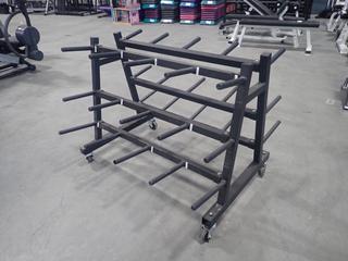 Portable Weight Plate Rack