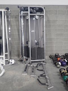 Life Fitness SMDAP Cable Crossover Machine w/ Close And Wide Grip Pull Up Bars And Adjustable Pulleys