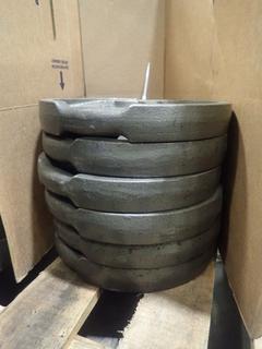 Qty Of (6) IGX 25lb Weight Plates *Note: This Item Is Located At 7103 68AVE NW- Location 2* 