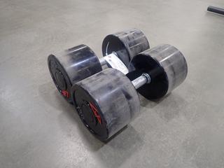 (2) GP 130lb Dumbbells *Note: This Item Is Located At 7103 68AVE NW- Location 2*