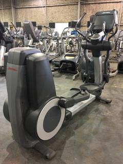 Life Fitness 95X Inspire Elliptical Cross Trainer w/ 7" Touch Screen & Programmable Workouts. S/N XAX100911.