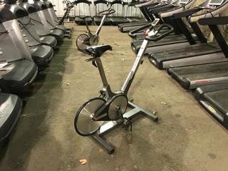 Keiser M3 Spin Bike c/w Self-Tensioning Poly V-Belt Drive & Monitor. S/N 121010-28451.