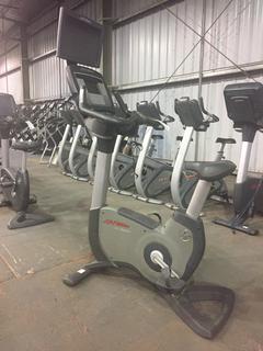 Life Fitness 95C Life Cycle Inspire Upright Bike c/w KOPS Leg Position, Programmed Workouts & Touchscreen Display.  S/N ALX 103682.