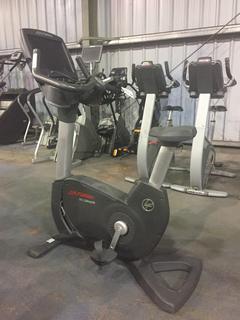 Life Fitness 95C Life Cycle Inspire Upright Bike c/w KOPS Leg Position, Programmed Workouts & Touchscreen Display.  S/N ALX 100703.