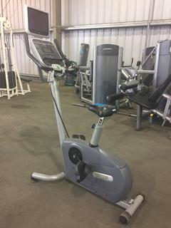 Precor 846i Upright Bike, S/N AGJZH07090002.