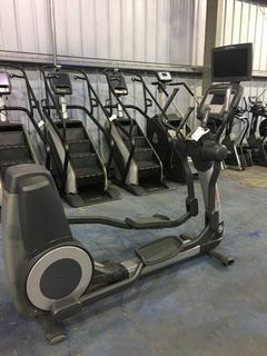 Life Fitness 95X Inspire Elliptical Cross Trainer w/ 7" Touch Screen & Programmable Workouts c/w Life Fitness 17” LCD HDMI TV. S/N XTM100356.