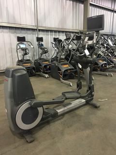 Life Fitness 95X Inspire Elliptical Cross Trainer w/ 7" Touch Screen & Programmable Workouts c/w Life Fitness 17" LCD HDMI TV. S/N XHT 100343.