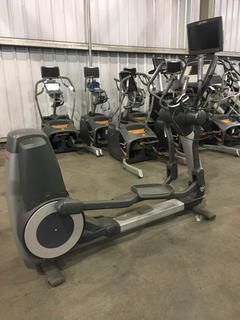 Life Fitness 95X Inspire Elliptical Cross Trainer w/ 7" Touch Screen & Programmable Workouts c/w Life Fitness 17" LCD HDMI TV. S/N Cannot Verify.