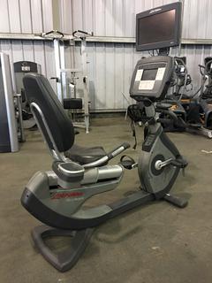 Life Fitness 95R Lifecycle Recumbant Bike, S/N ARL103305.