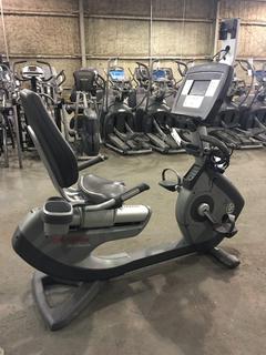 Life Fitness 95R Lifecycle Recumbant Bike, S/N ARL102856.