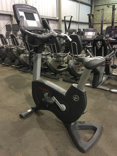 Life Fitness 95C Life Cycle Inspire Upright Bike c/w KOPS Leg Position, Programmed Workouts & Touchscreen Display.  S/N ALX106547.