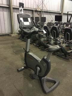 Life Fitness 95C Life Cycle Inspire Upright Bike c/w KOPS Leg Position, Programmed Workouts & Touchscreen Display.  S/N ALX103668.