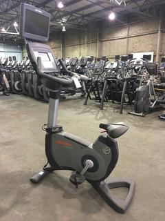 Life Fitness 95C Lifecycle Upright Bike, S/N ALX103893.